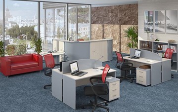 Мебель для персонала IMAGO - рабочее место, шкафы для документов в Твери - предосмотр 1